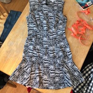 Diane Von Furstenberg Black and White sleeveless Dress